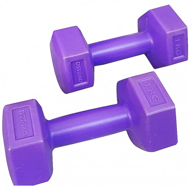 1 Kg Plastik Dumbell Set