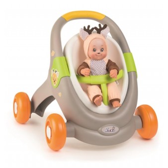 Smoby Minikiss 3 In 1 Animal Baby Walker
