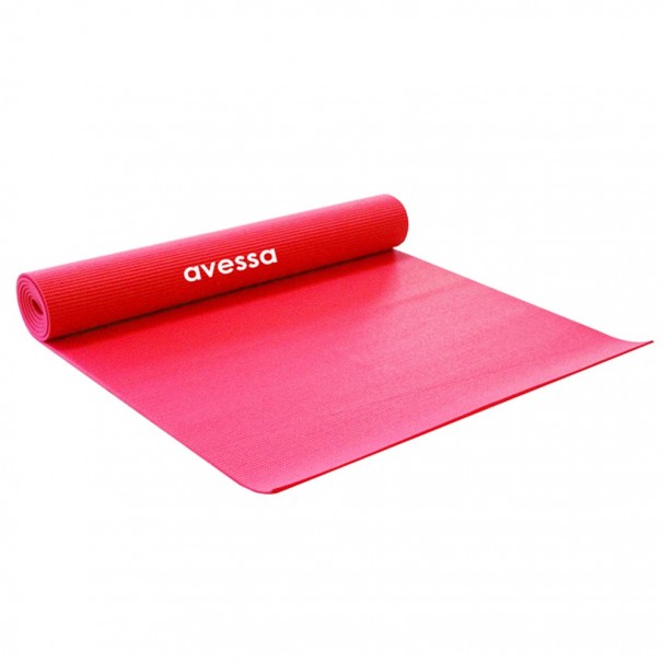 6 Mm Pvc Pilates Minderi Yoga Mat Kırmızı