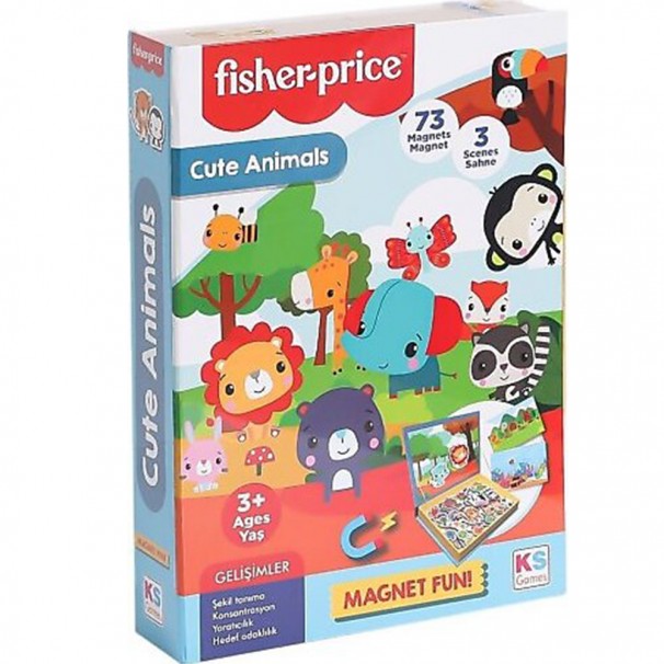 Fisher-price Baby Pzl Cute Animal Magnet Fun