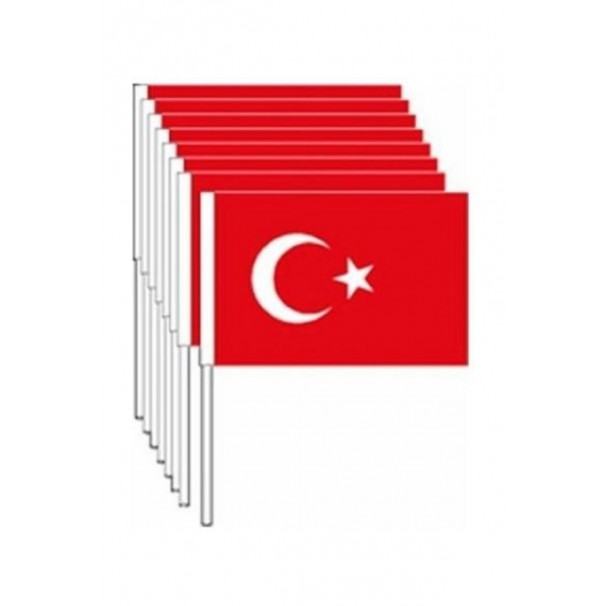 Normal çıtalı Türk Bayrağı 100 Adet
