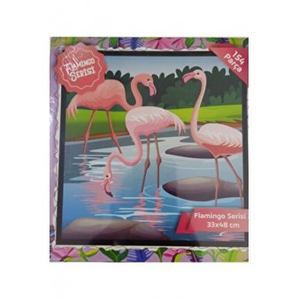 Lilart Flamingo Serisi 2 Puzzle 154 Parça 33x48 Cm