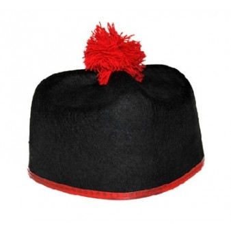Kırmızı Ponponlu Papaz şapka