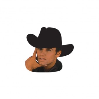 Kovboy şapka Siyah Pelus 49186