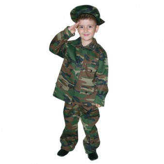 Asker çocuk Kostümü L